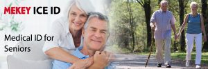 mekey ice id tags for the elderly