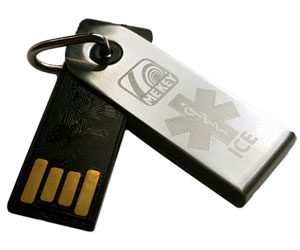 medical id key ring