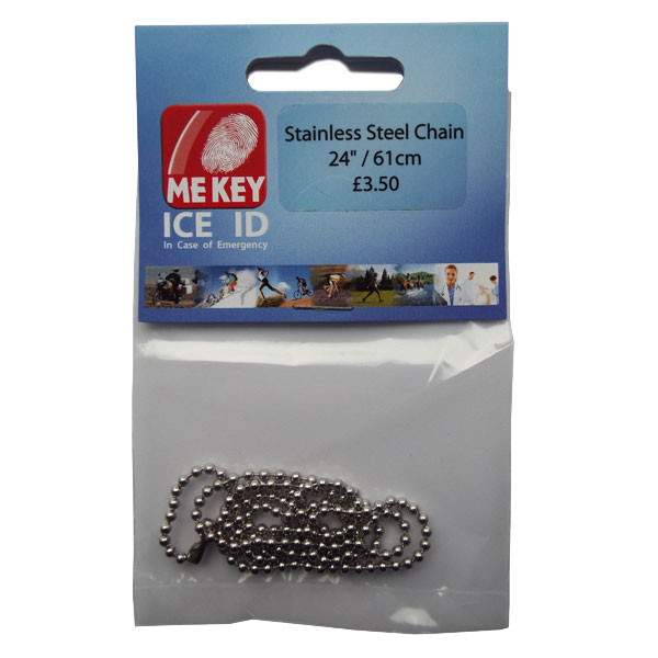 stainless steel ball chain id dog tags